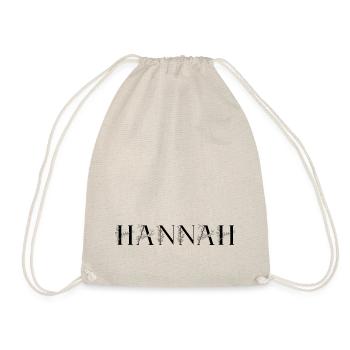 Name - Hannah - Turnbeutel - Natur - Vorne