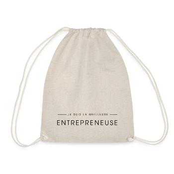 Je suis la meilleure entrepreneuse - Sac de sport léger - nature - Devant