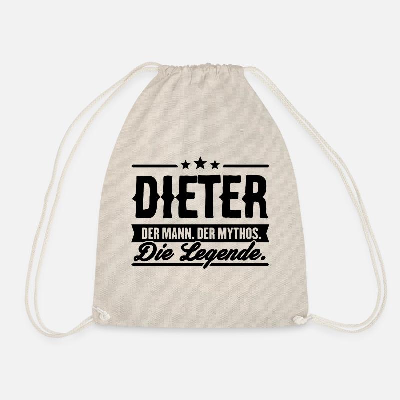 Mann Mythos Legende Dieter - Turnbeutel - Natur