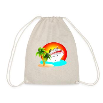 ship - Drawstring Bag - nature - Front