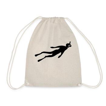 plongeur plongée libre - Sac de sport léger - nature - Devant