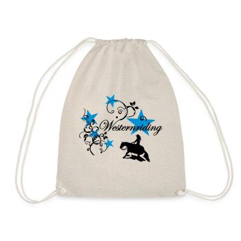 Westernriding Slider Tribal Sterne - Turnbeutel - Natur - Vorne