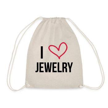 Jeweler / Jewel / Juwelier / Bijoutier / Diamond - Drawstring Bag - nature - Front