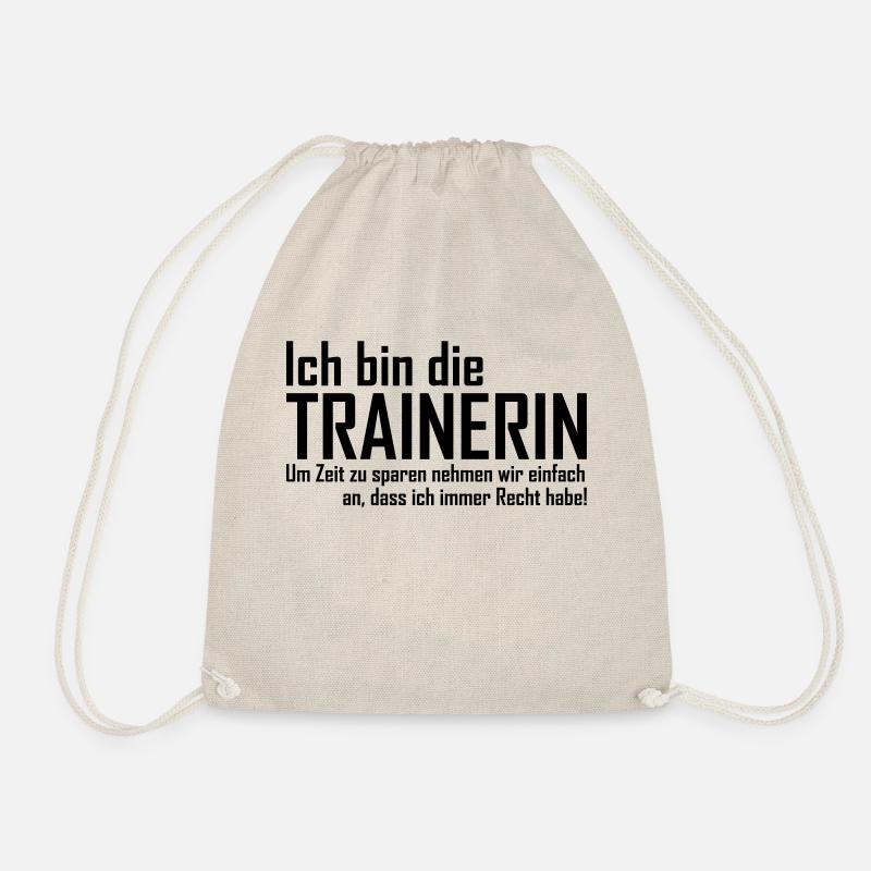 Trainerin - Turnbeutel - Natur