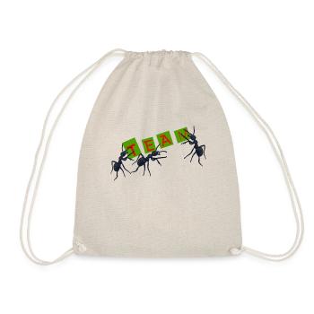 Team, group, ant - Drawstring Bag - nature - Front