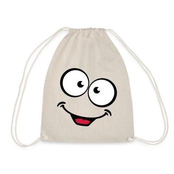 Visage souriant - Sac de sport léger - nature - Devant