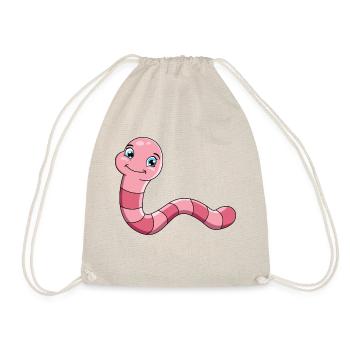Earthworm - Drawstring Bag - nature - Front