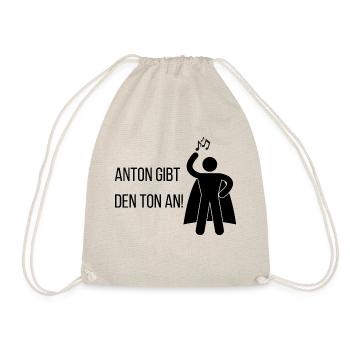 Anton gibt den Ton an! - Turnbeutel - Natur - Vorne