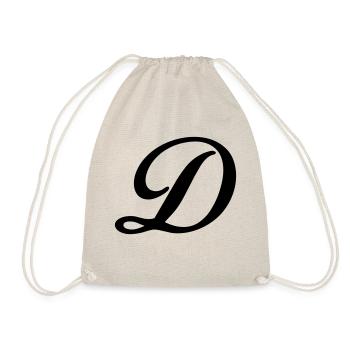 D - Drawstring Bag - nature - Front