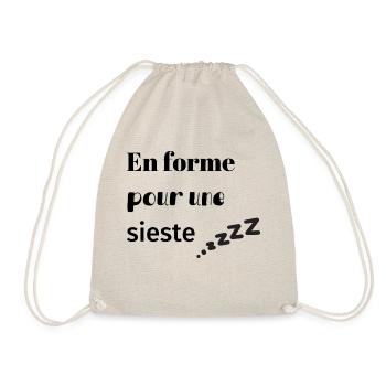 En forme pour une sieste - Sac de sport léger - nature - Devant