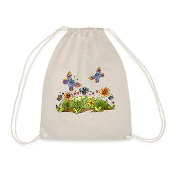 Butterflies - Drawstring Bag - nature - Front