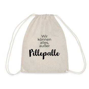 Pillepalle, Alleskönner, Perfektionist, Handwerker - Turnbeutel - Natur - Vorne