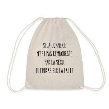 si la connerie n'est pas remboursée par la sécu - Sac de sport léger - nature - Devant