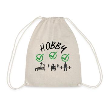 Gym Deadlifts Workout love - mon passe-temps de fitness - Sac de sport léger - nature - Devant