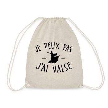 je peux pas j ai valse - Sac de sport léger - nature - Devant