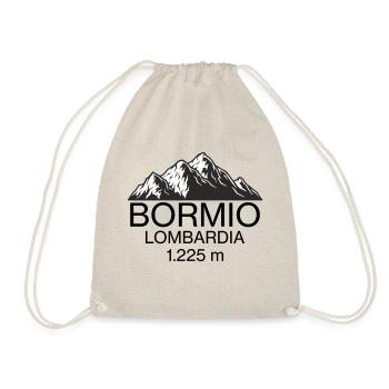 logo de bormio - Sac de sport léger - nature - Devant