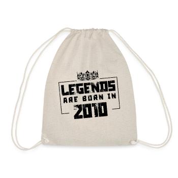 2010 legends born in - Drawstring Bag - nature - Front