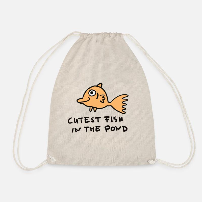 cutest fish in the pond - Turnbeutel - Natur