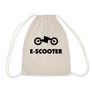E-Scooter E-Roller Scooter - Turnbeutel - Natur - Vorne