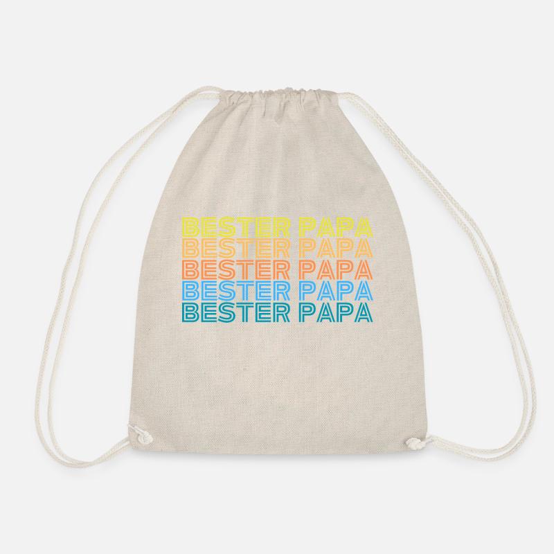 Bester Papa - Turnbeutel - Natur