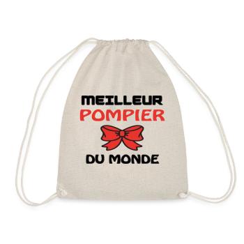 MEILLEUR POMPIER DU MONDE - Sac de sport léger - nature - Devant