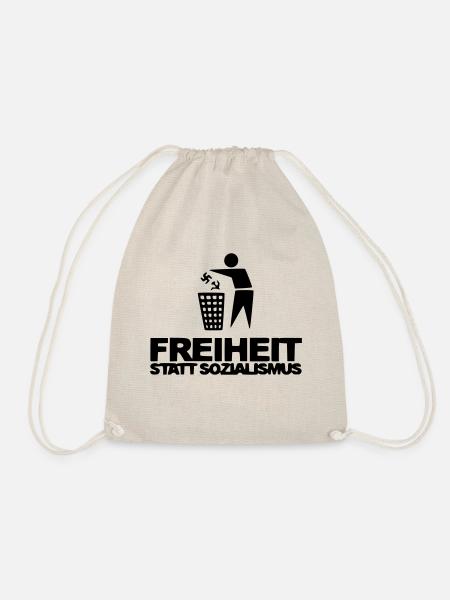Freiheit statt Sozialismus - Turnbeutel - Natur