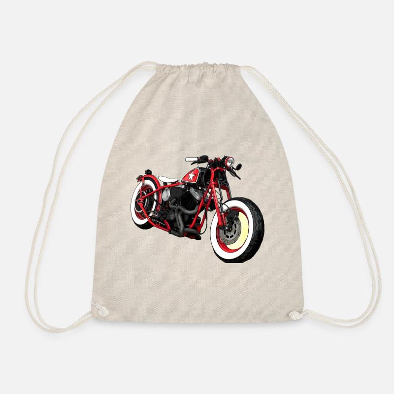 Bobber-Stil - Turnbeutel - Natur