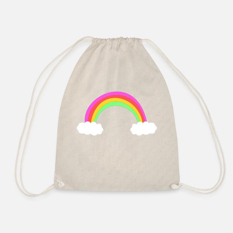 Regenbogen - Turnbeutel - Natur