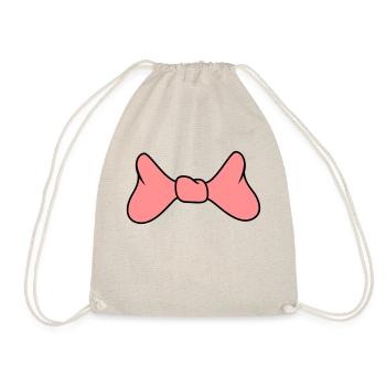 Bow - Drawstring Bag - nature - Front