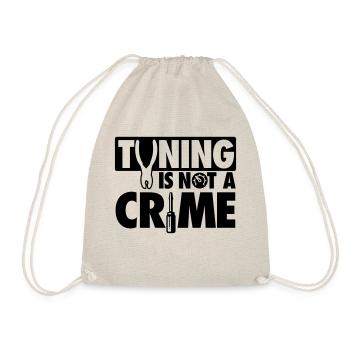Tuning is not a crime - Turnbeutel - Natur - Vorne
