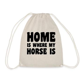 Horse - Turnbeutel - Natur - Vorne