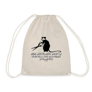 All ShirtArt seem profound with an popular Banksy - Drawstring Bag - nature - Front