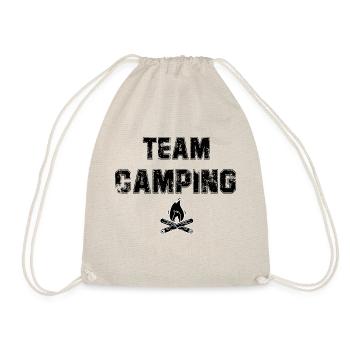 Team Camping - Turnbeutel - Natur - Vorne