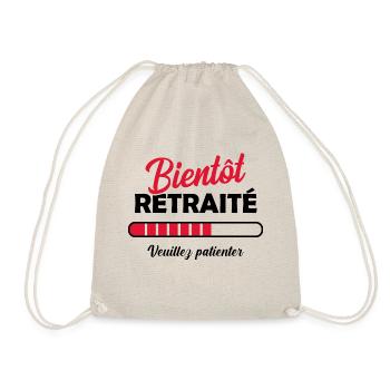 Bientôt retraité Humour Cadeau Retraite - Sac de sport léger - nature - Devant