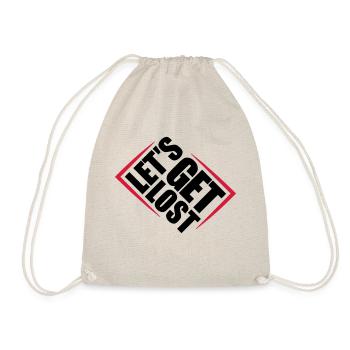 Lets Get Lost - Drawstring Bag - nature - Front