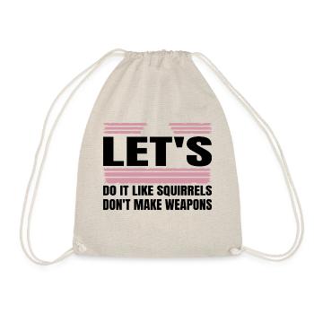 citation amour paix contre-culture fierté idée présente - Sac de sport léger - nature - Devant