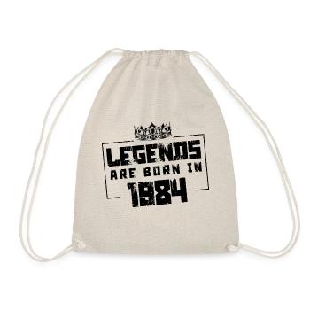1984 Légendes nées en - Sac de sport léger - nature - Devant