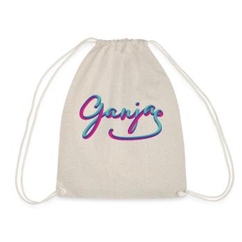 Lettre 3D de Ganja - Sac de sport léger - nature - Devant