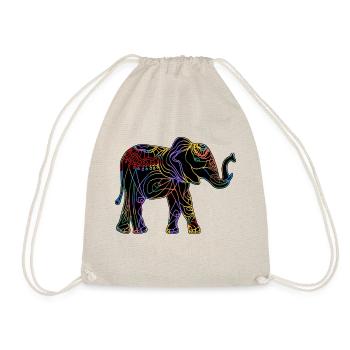Éléphant - Sac de sport léger - nature - Devant