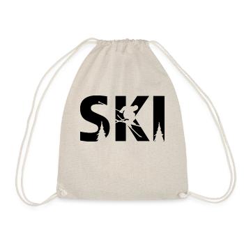 SKI - Turnbeutel - Natur - Vorne
