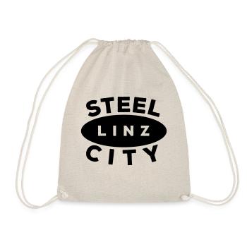 LOGO Oval Linz Steel City - Turnbeutel - Natur - Vorne