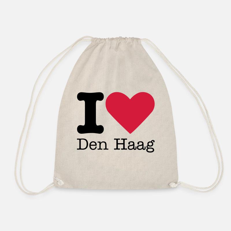 I Love Den Haag - Drawstring Bag - nature