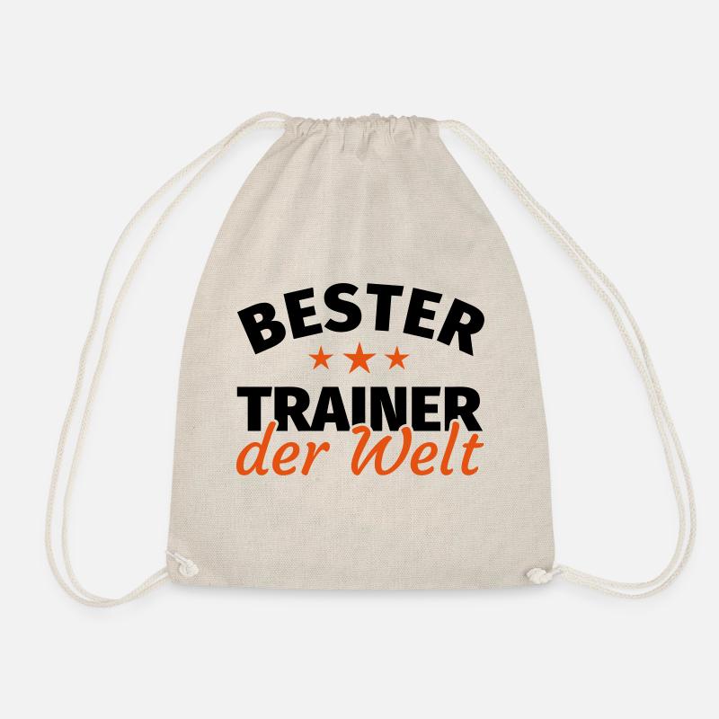 Trainer Geschenk - Turnbeutel - Natur