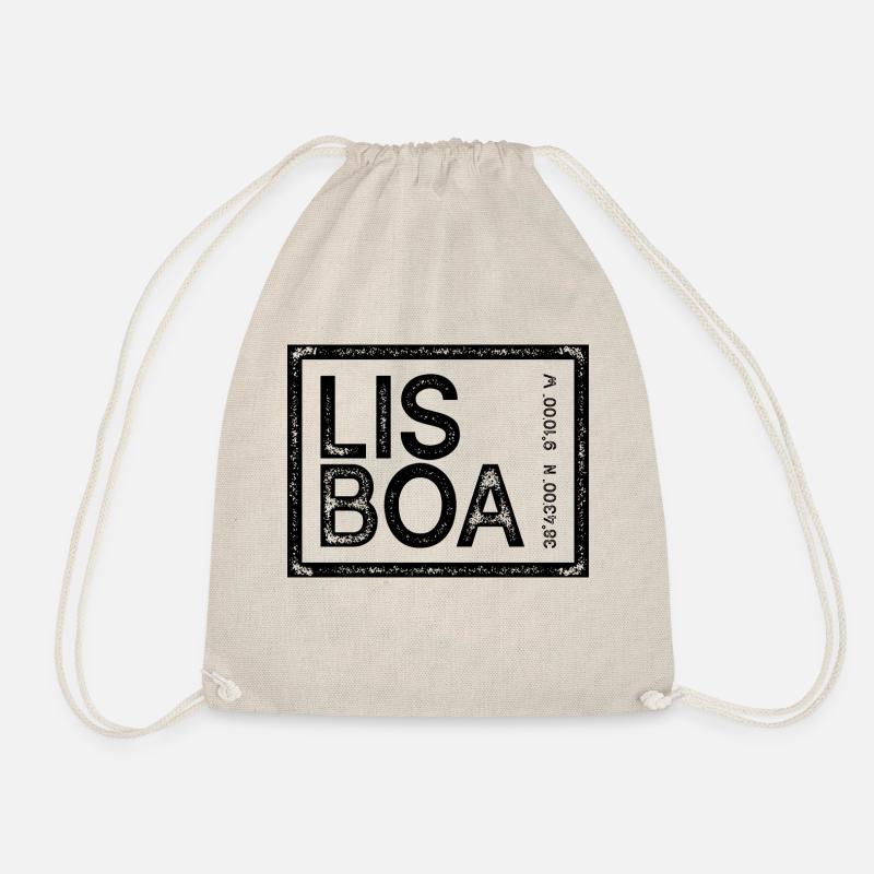 LISBON - Drawstring Bag - nature