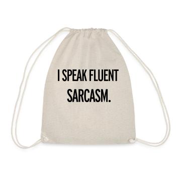 Sarcasm - Drawstring Bag - nature - Front