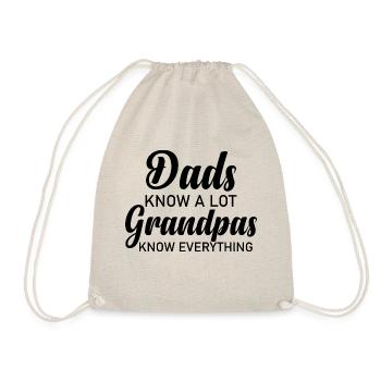 GRANDPA SAIT TOUT. - Sac de sport léger - nature - Devant