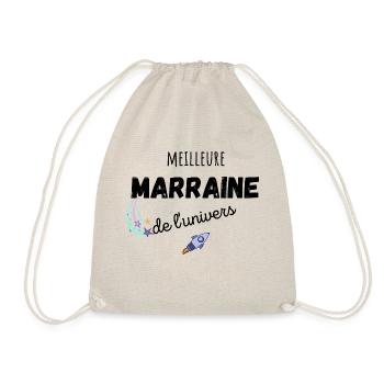 meilleure marraine de l'univers cadeau marraine - Sac de sport léger - nature - Devant