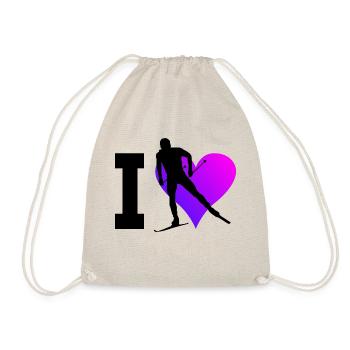 Classique masculine de patinage de fond - Sac de sport léger - nature - Devant