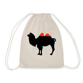 Silhouette de chameau - Sac de sport léger - nature - Devant