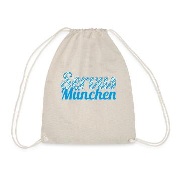 Servus Munich - Drawstring Bag - nature - Front